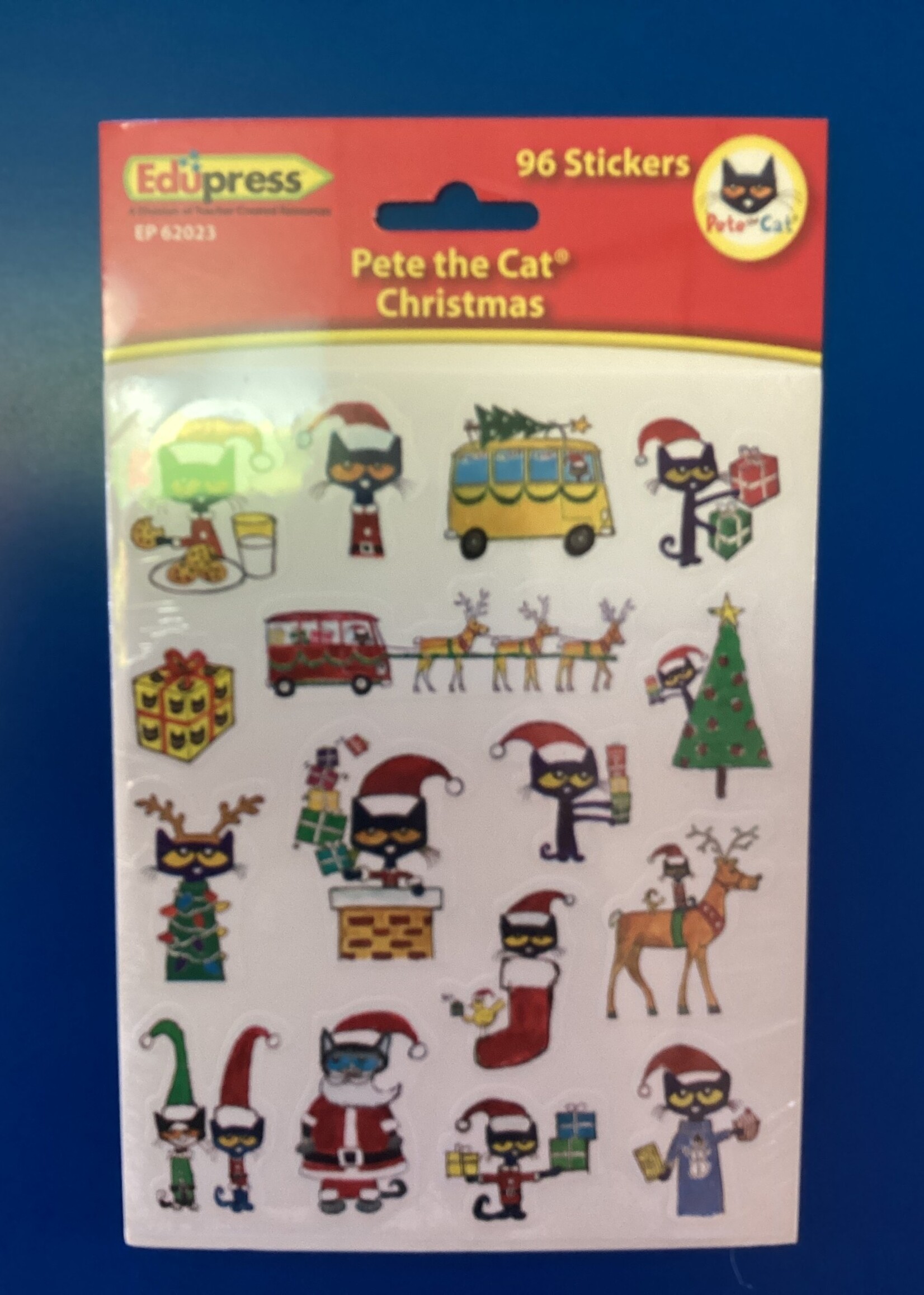 Pete the Cat Christmas Stickers