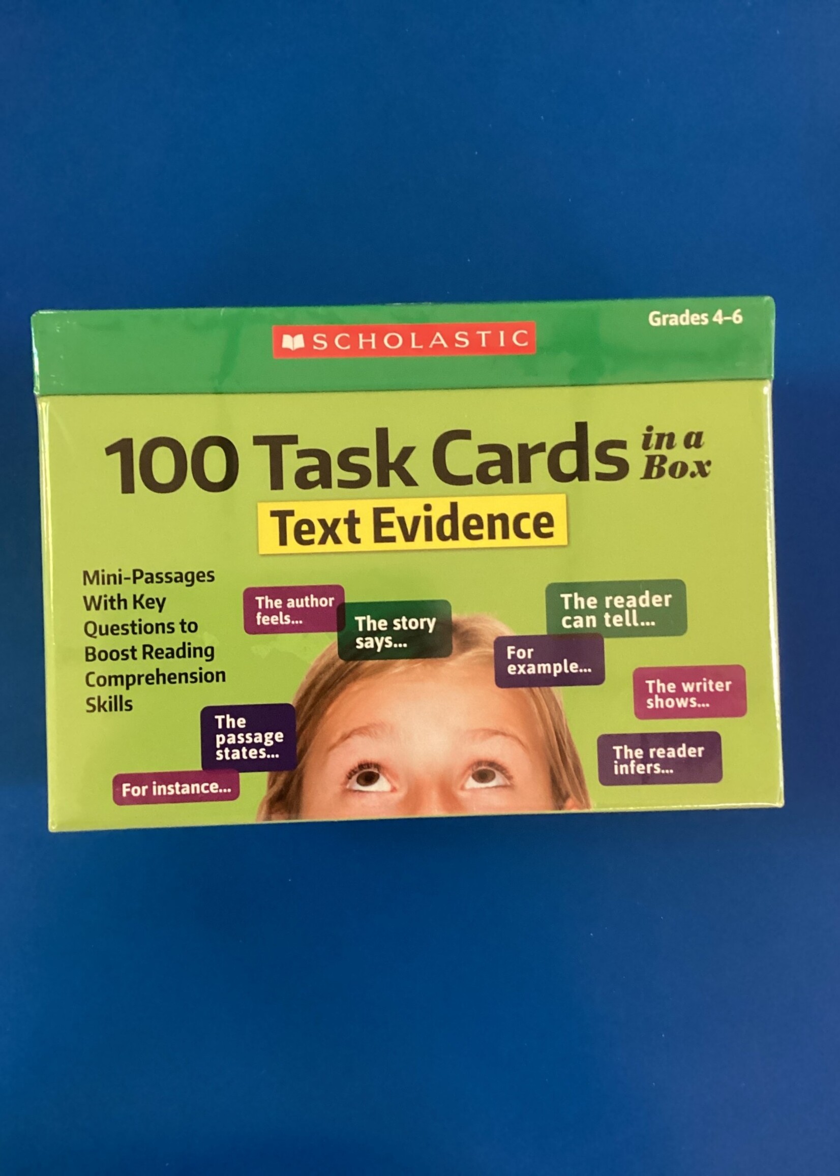 100 Task Cards in a Box - Text Evidence