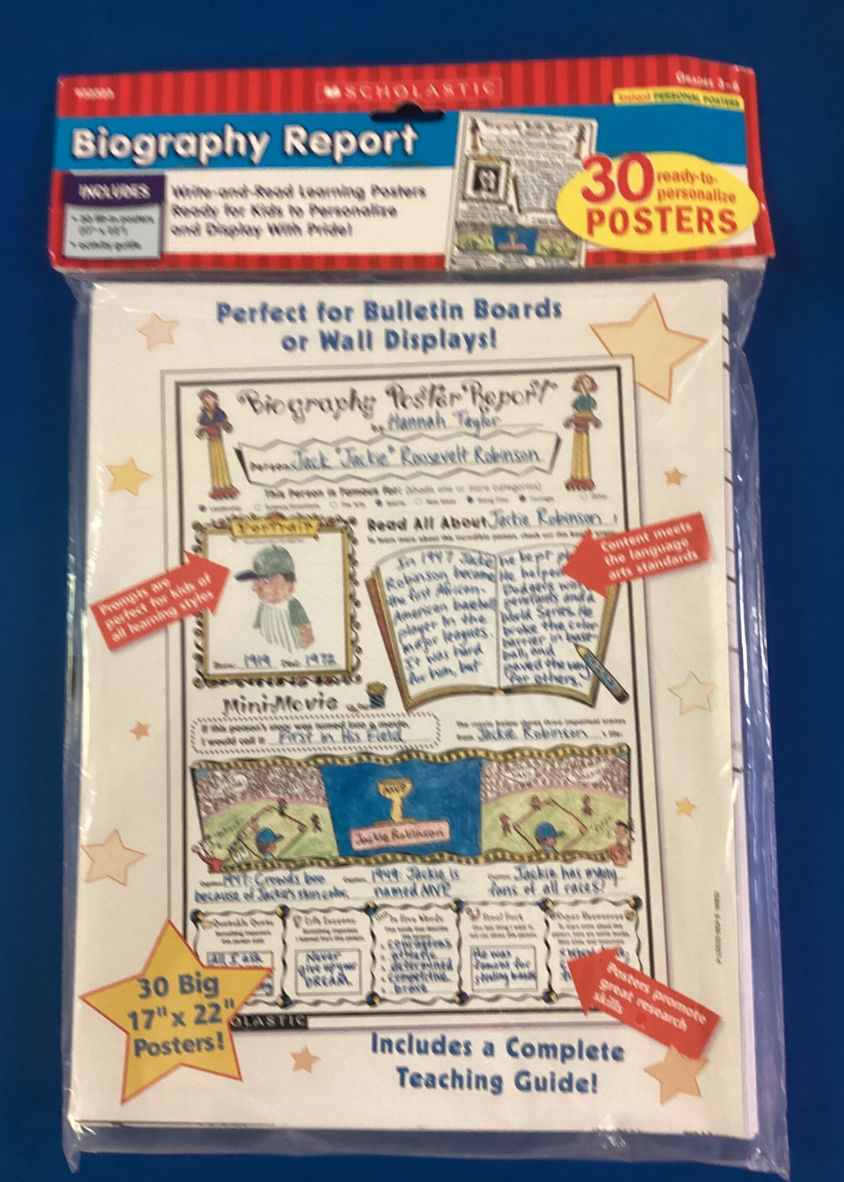 30 Biography Report Posters