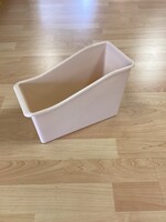 Light Brown Plastic Book Bin