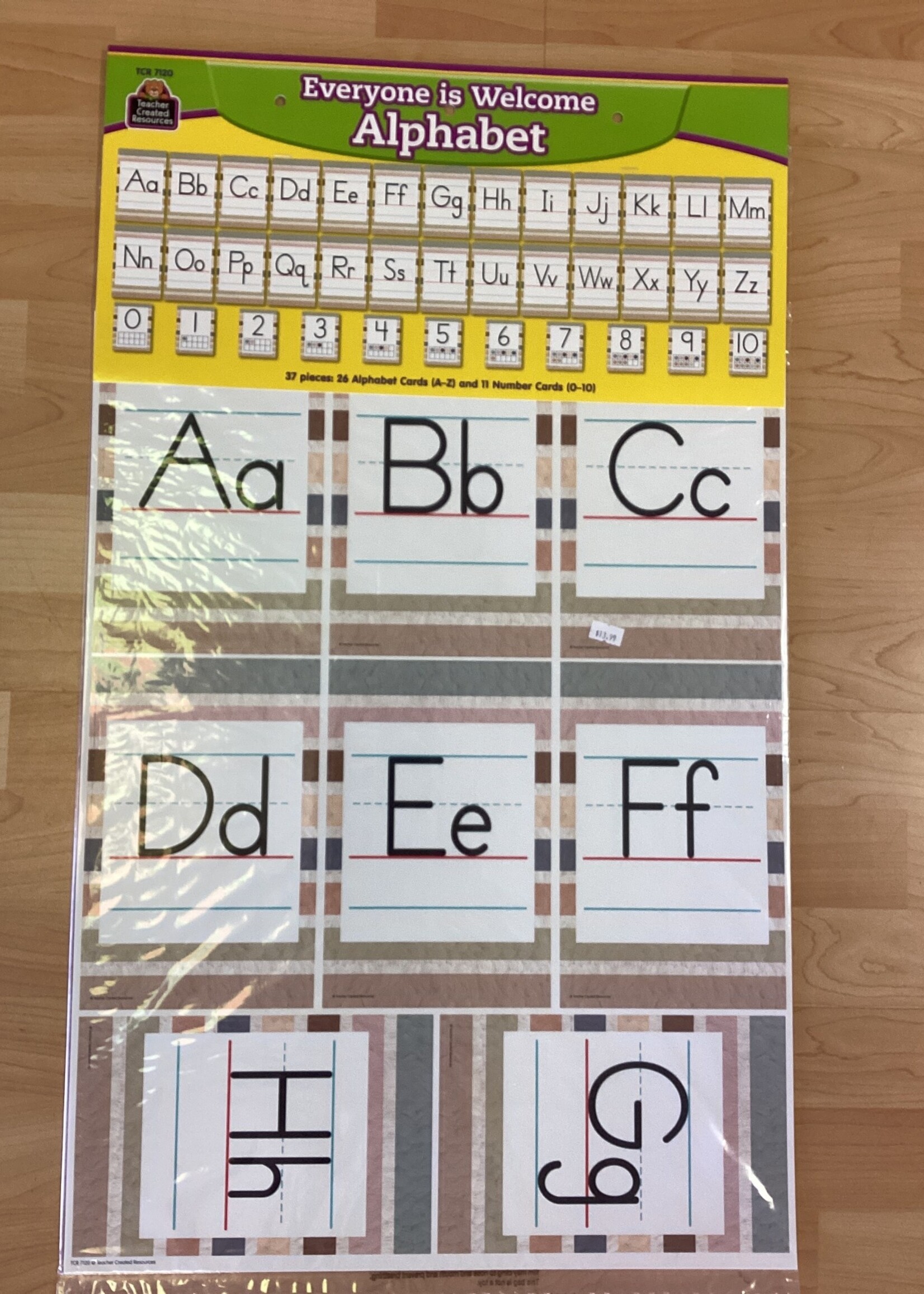 Everyone is Welcome Alphabet Bulletin Board