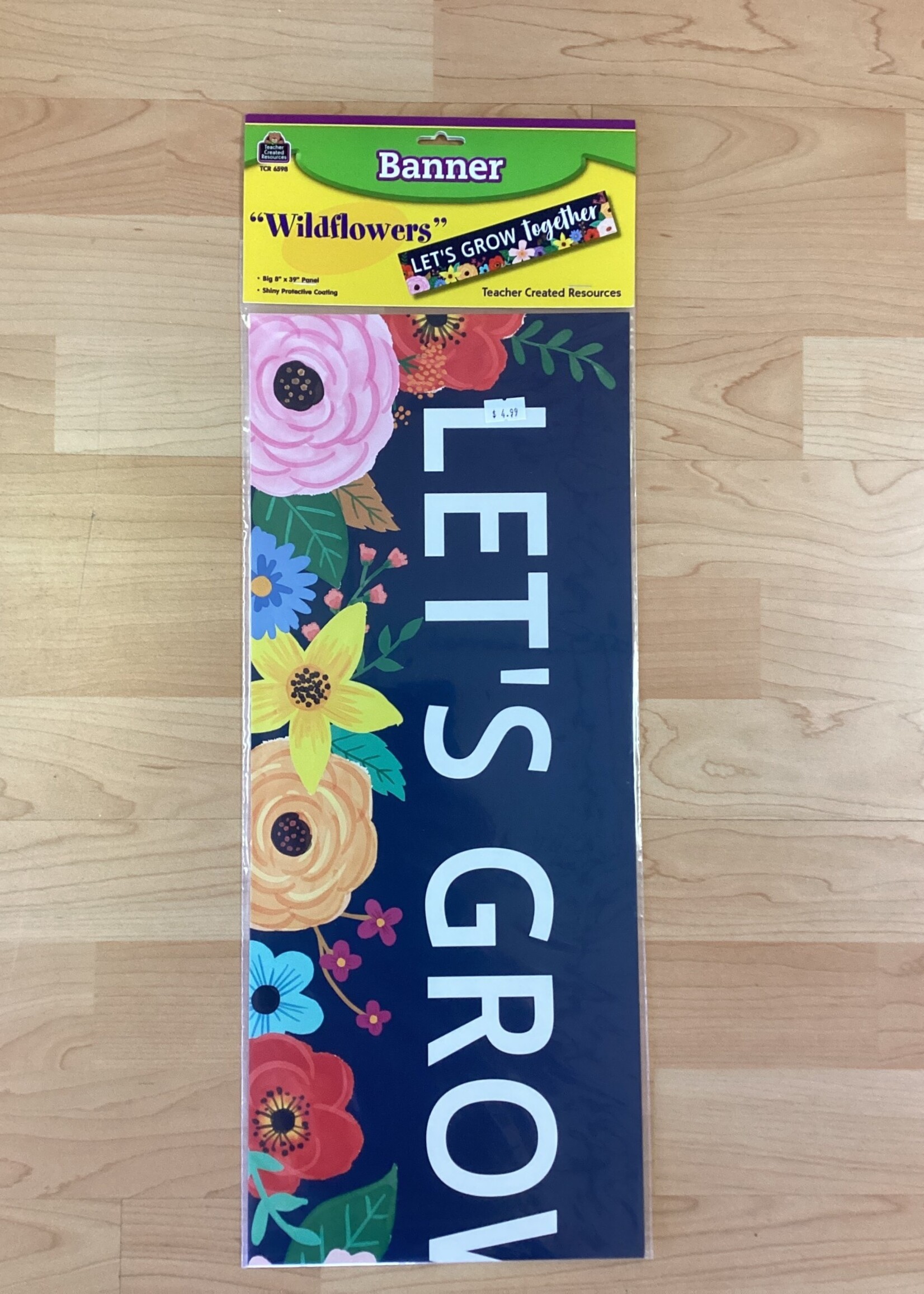 Wildflowers Let's Grow Together Banner