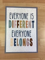 Everyone is Welcome Everyone is Different Everyone Belongs Poster