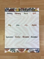 Wonderfully Wild Happy Birthday Chart