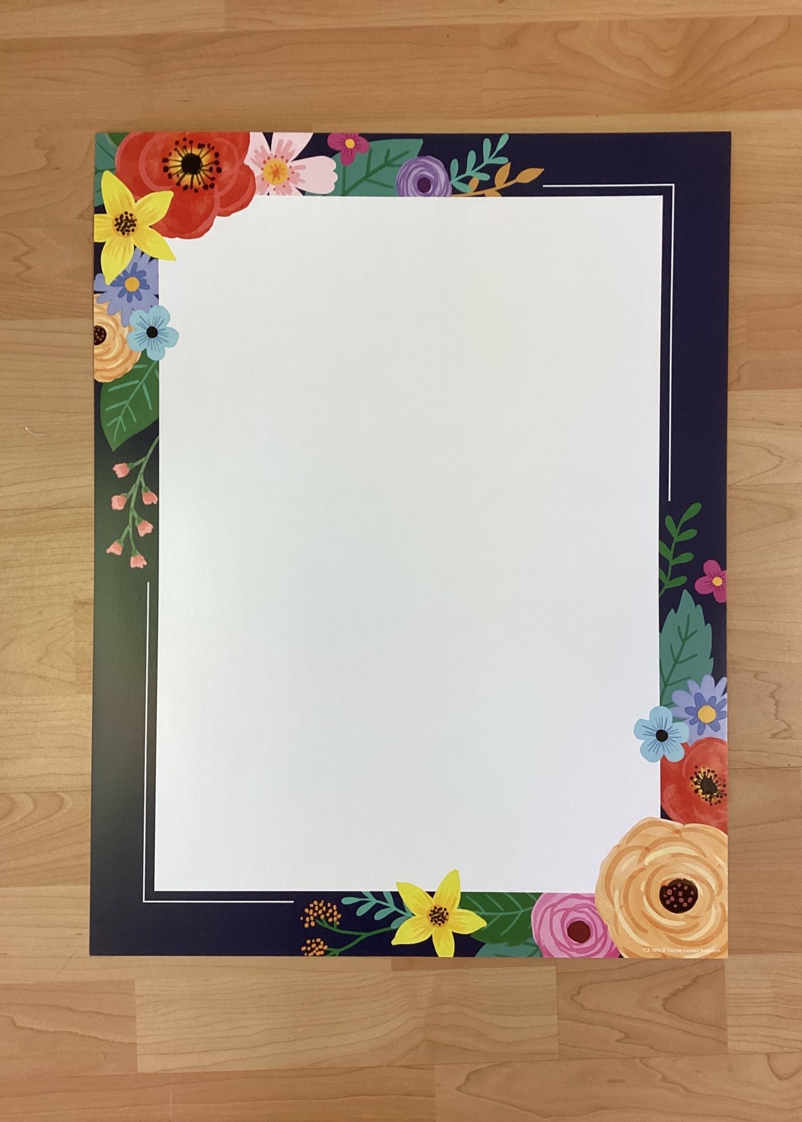 Wildflowers Blank Chart