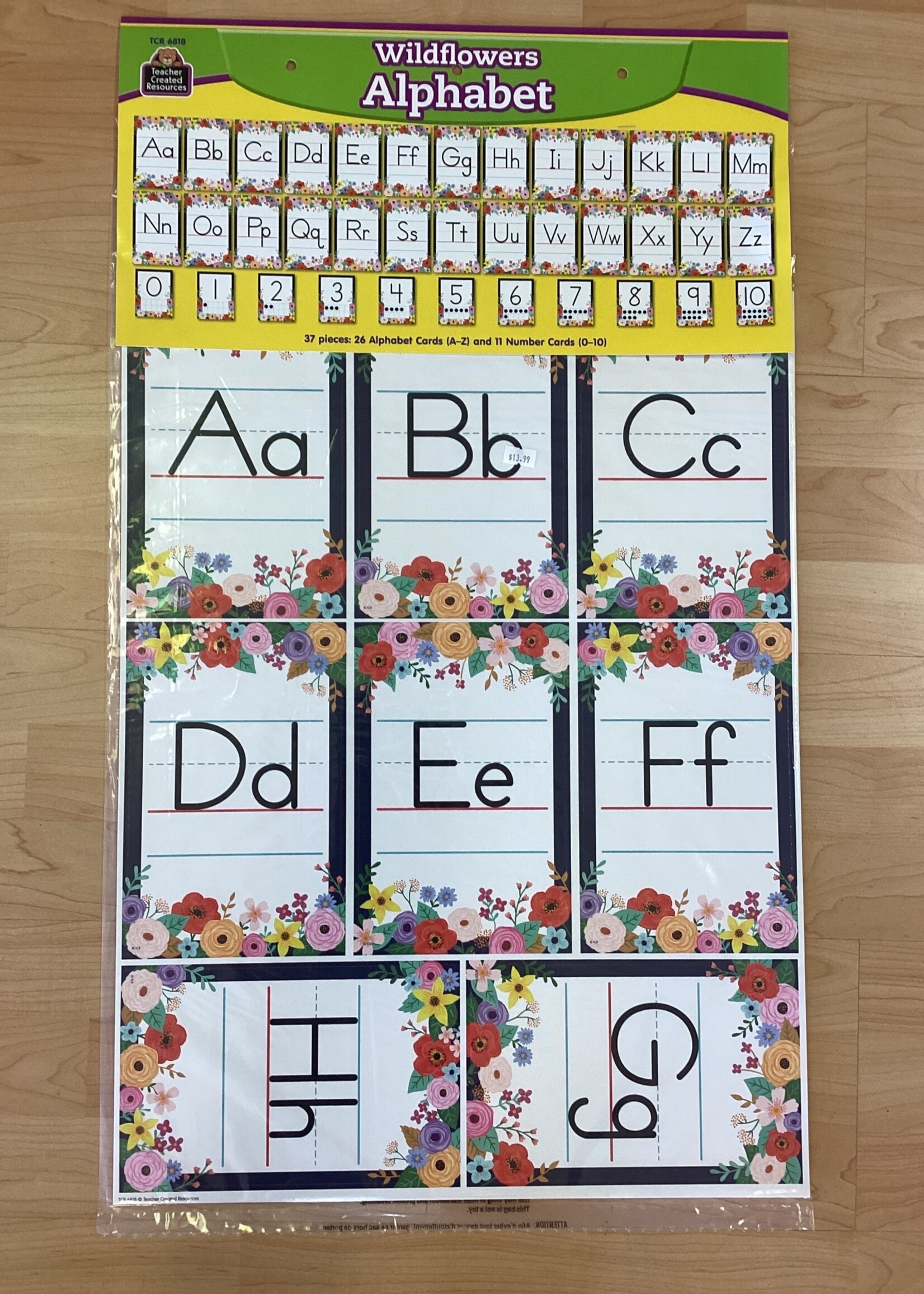 Wildflowers Alphabet Bulletin Board
