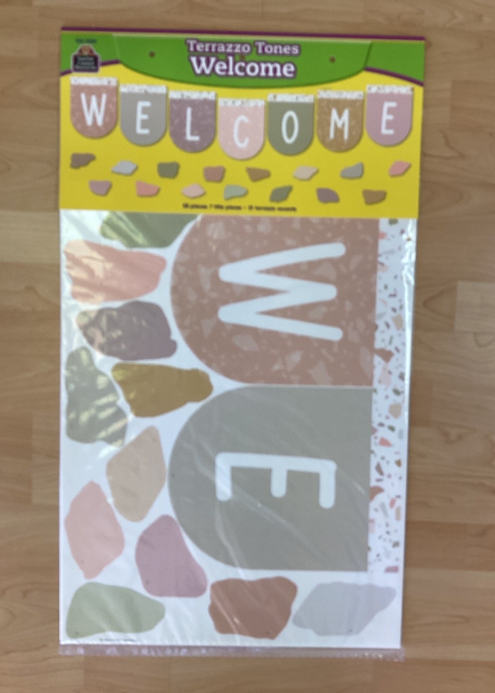 Terrazzo Tones Welcome Bulletin Board