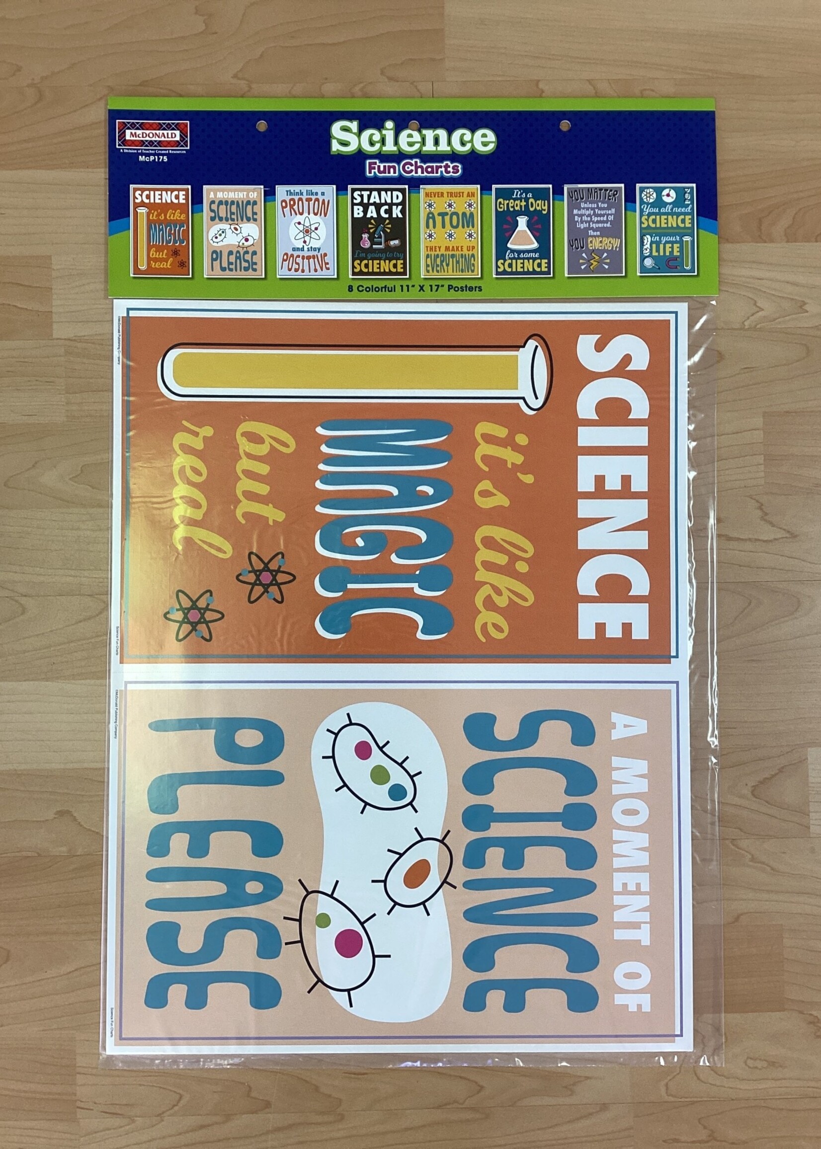 Science Fun Charts 8pc