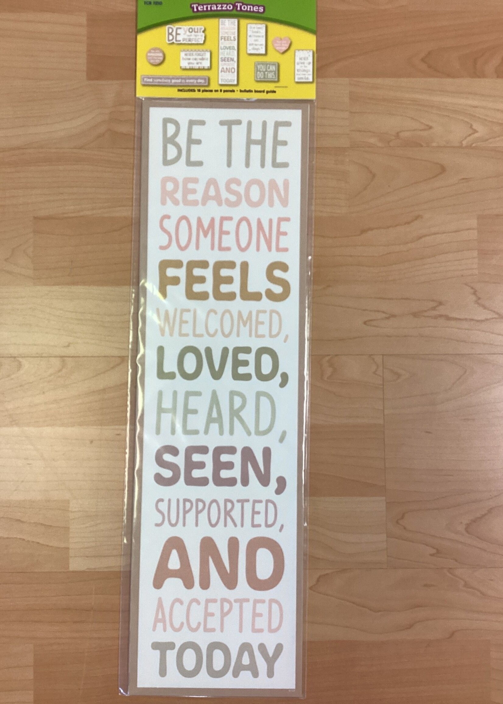 Terrazzo Tones Motivational Mini Bulletin Board