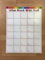 Colorful What Stuck With You? Chart