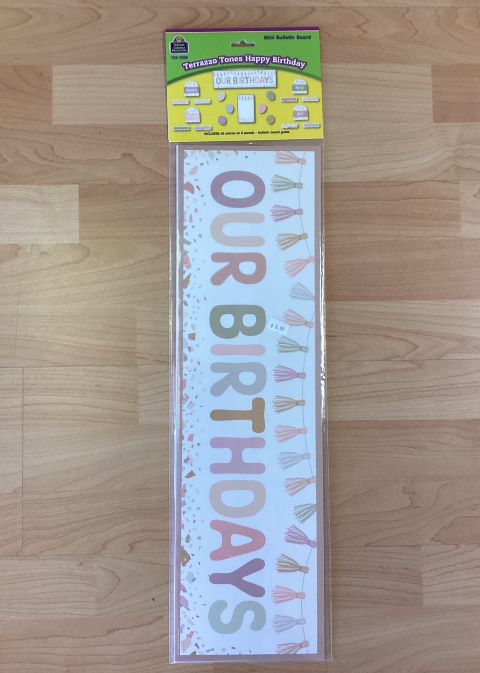 Terrazzo Tones Our Birthday Mini Bulletin Board