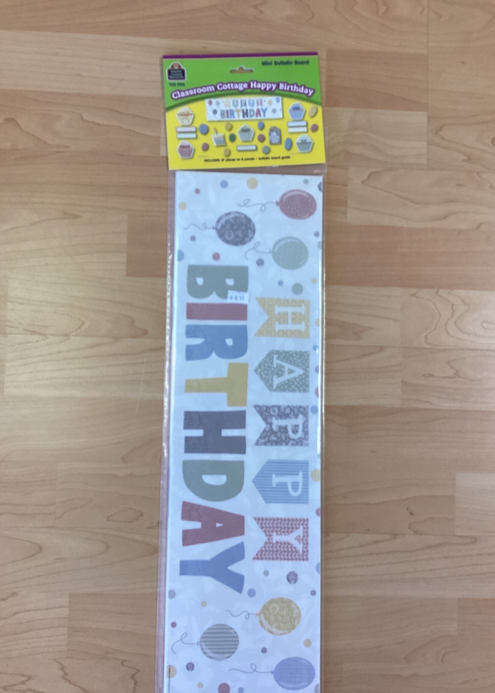 Classroom Cottage Happy Birthday Mini Bulletin Board