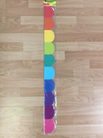 Colorful Rainbow Scalloped Border 35’