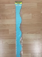 Light Turquoise Fancy Scallops Border 35’