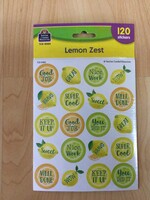 Lemon Zest Stickers Lemon Zest Stickers 120pc