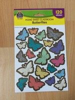 Home Sweet Classroom Butterflies Stickers (120)