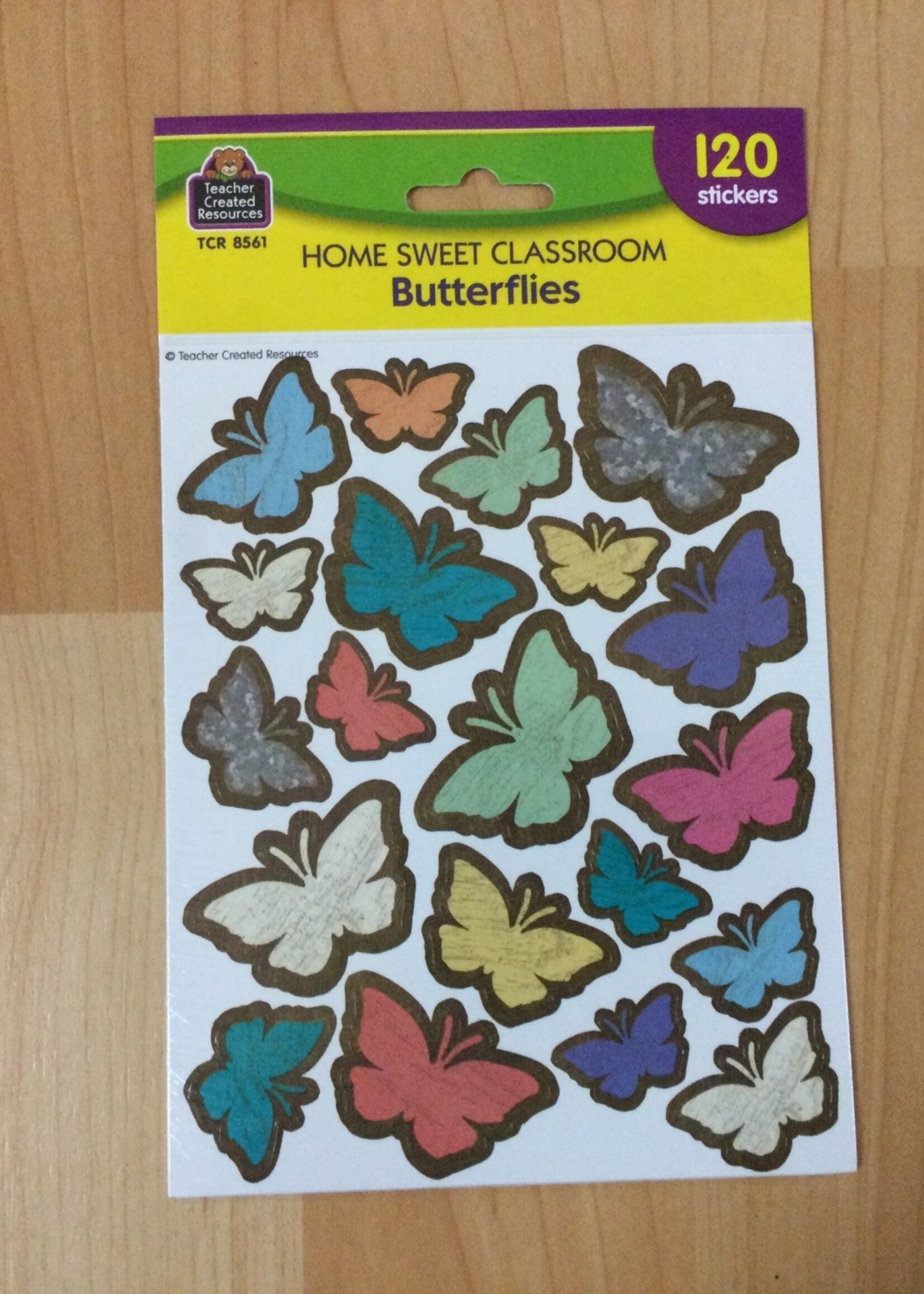 Home Sweet Classroom Butterflies Stickers (120)