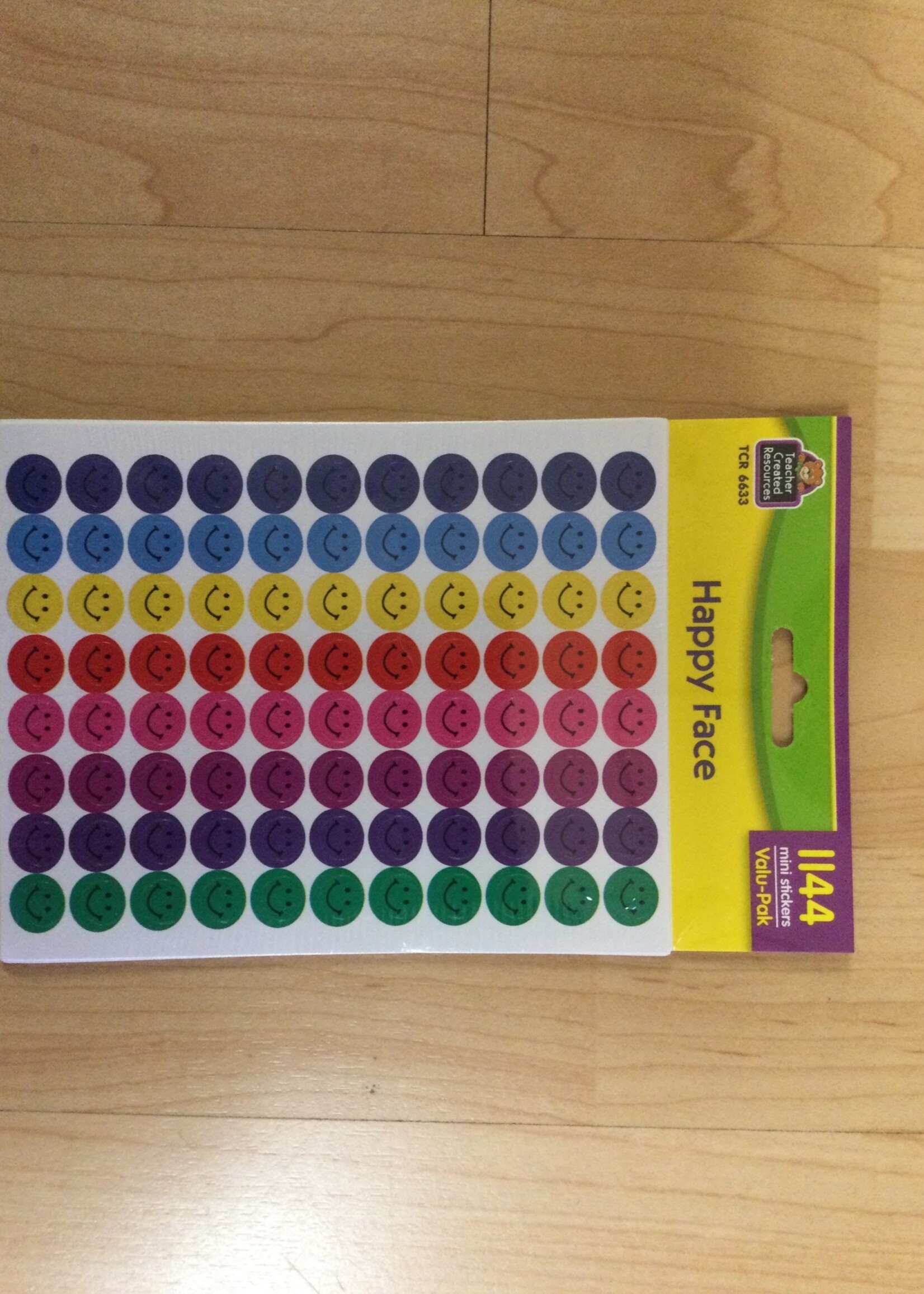 Mini Happy Face Stickers 1144pc