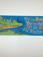 Dr. Seuss You Have a Brain Bann Dr. Seuss Oh the Places You'll Go Banner