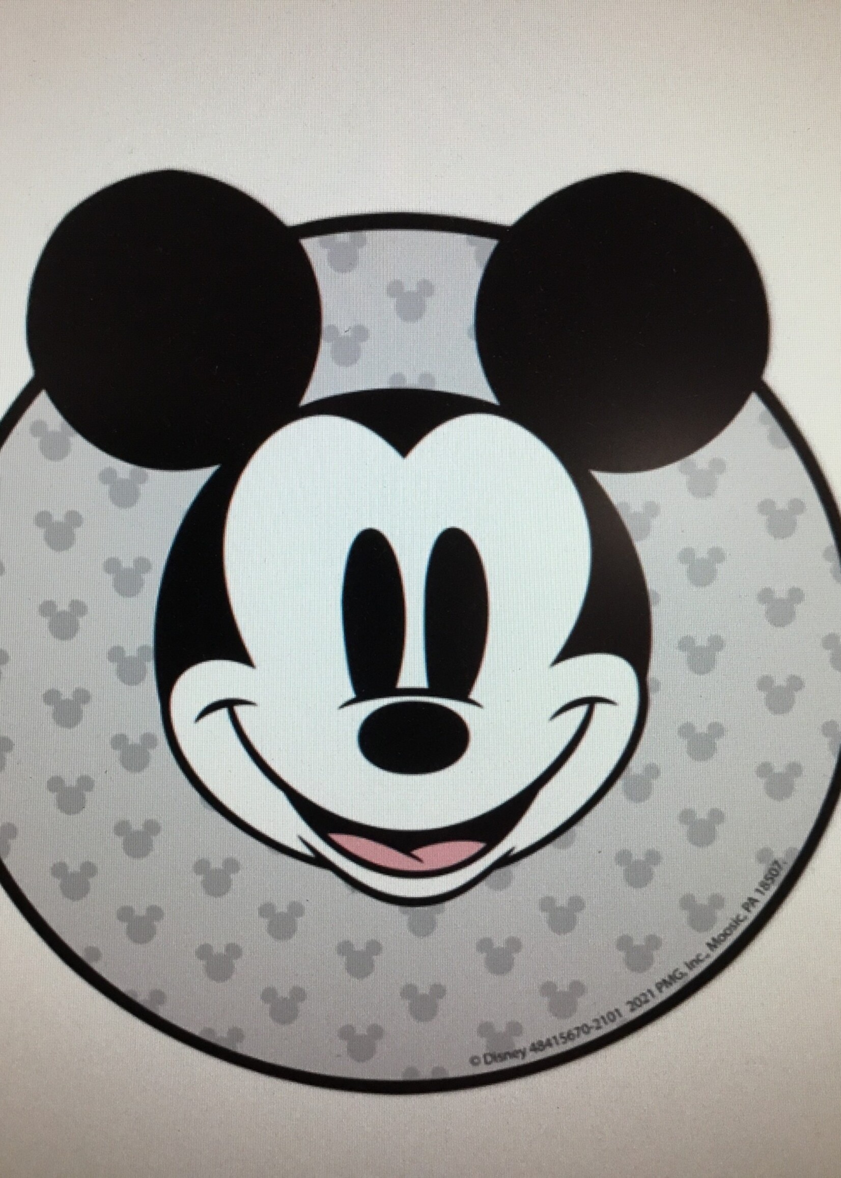 Black & Gray Mickey Mouse Cutouts