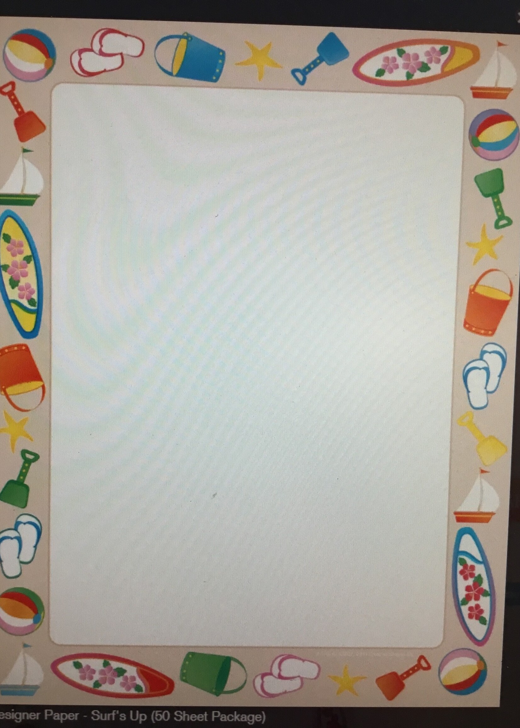 Surf's Up Computer Paper 50 sheets
