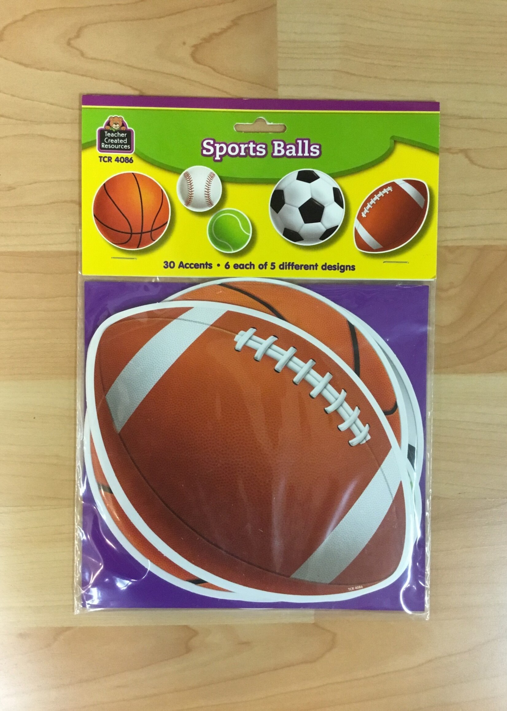 Sports Balls Cutouts 30pc