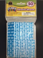 Clingy Thingies Adhesive 1" Squares 50pk