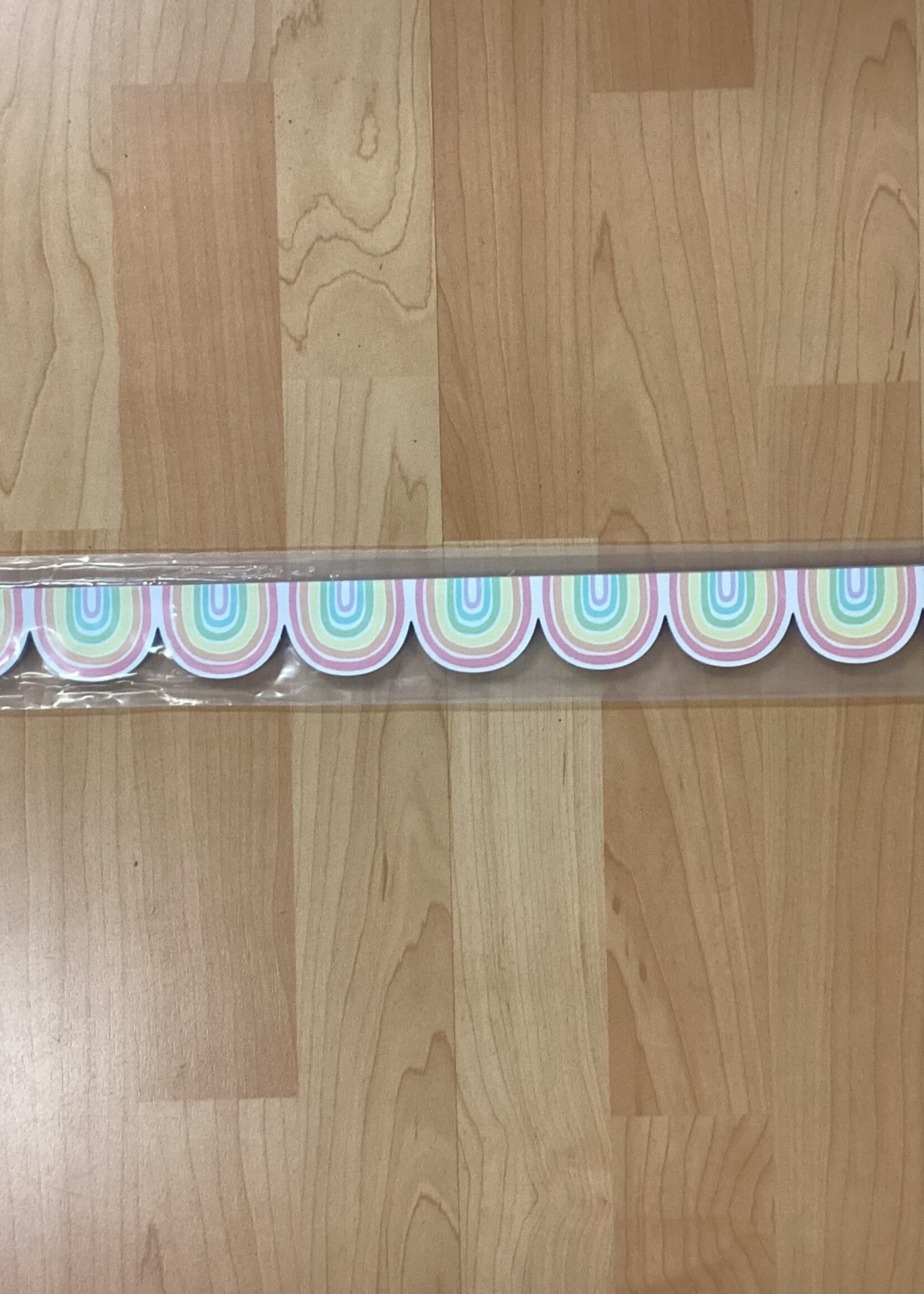 Pastel Pop Rainbows Magnetic Border 24'