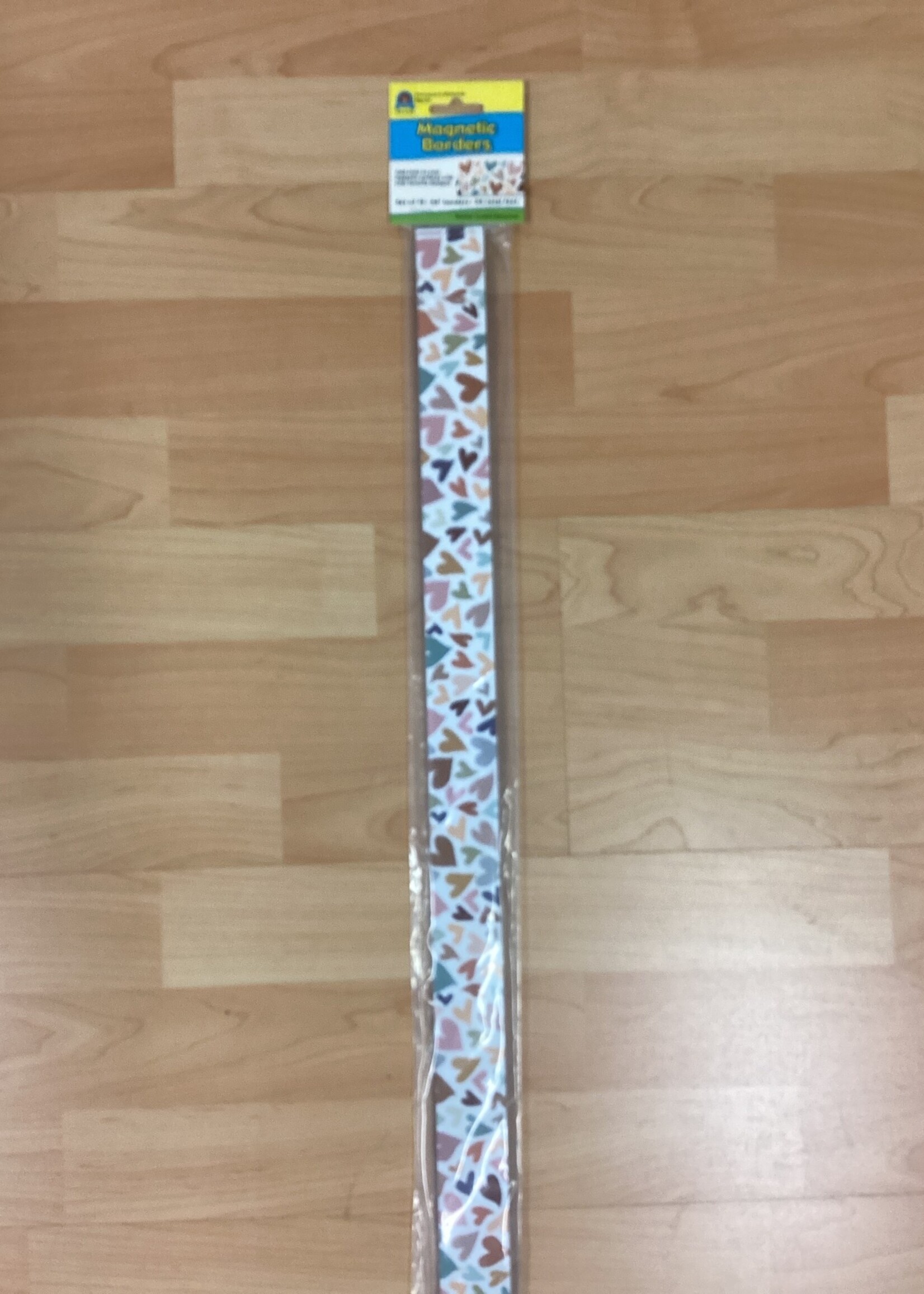 Everyone is Welcome Hearts Magnetic Border 24'