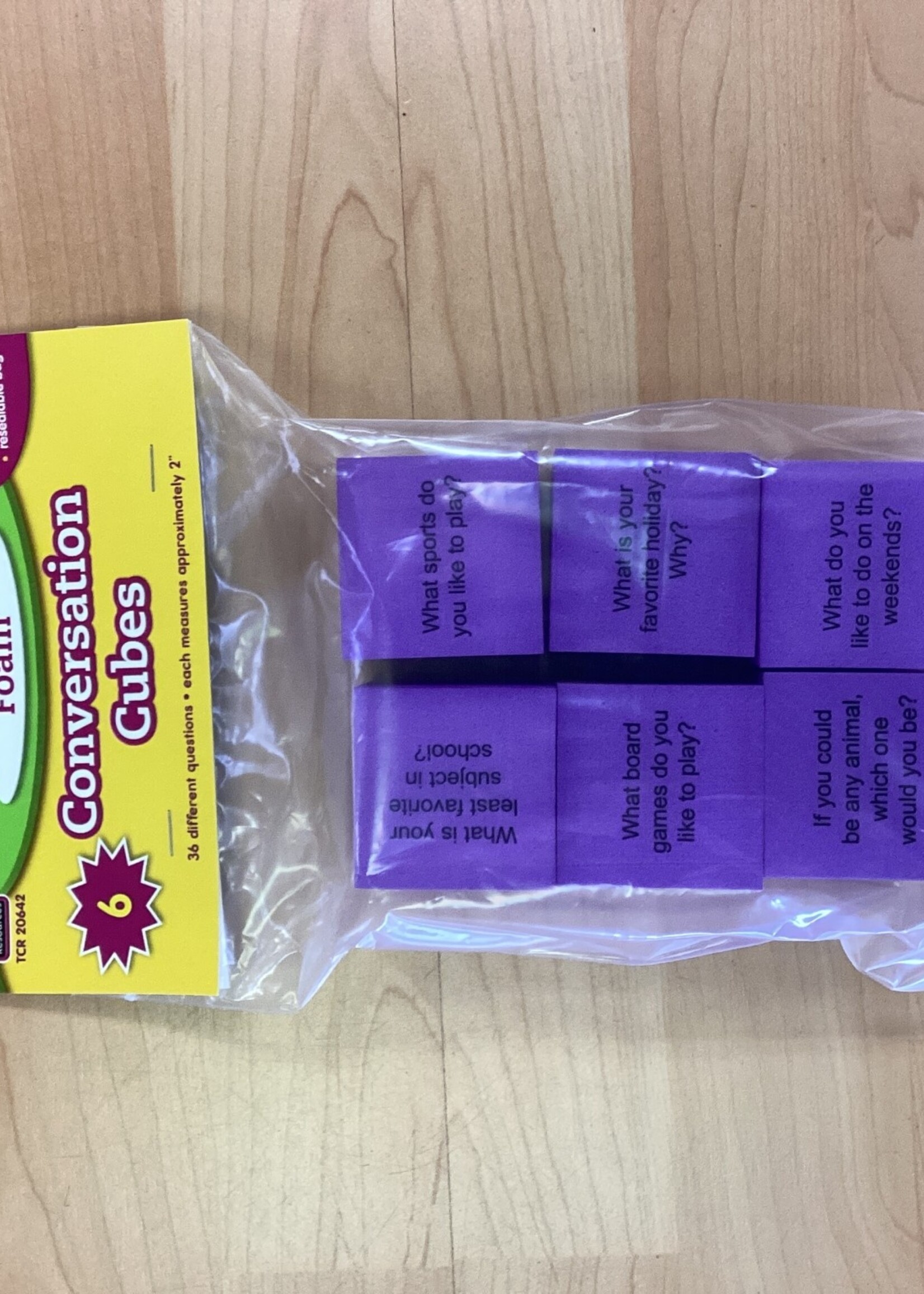 Conversation Cubes 2" 6pc