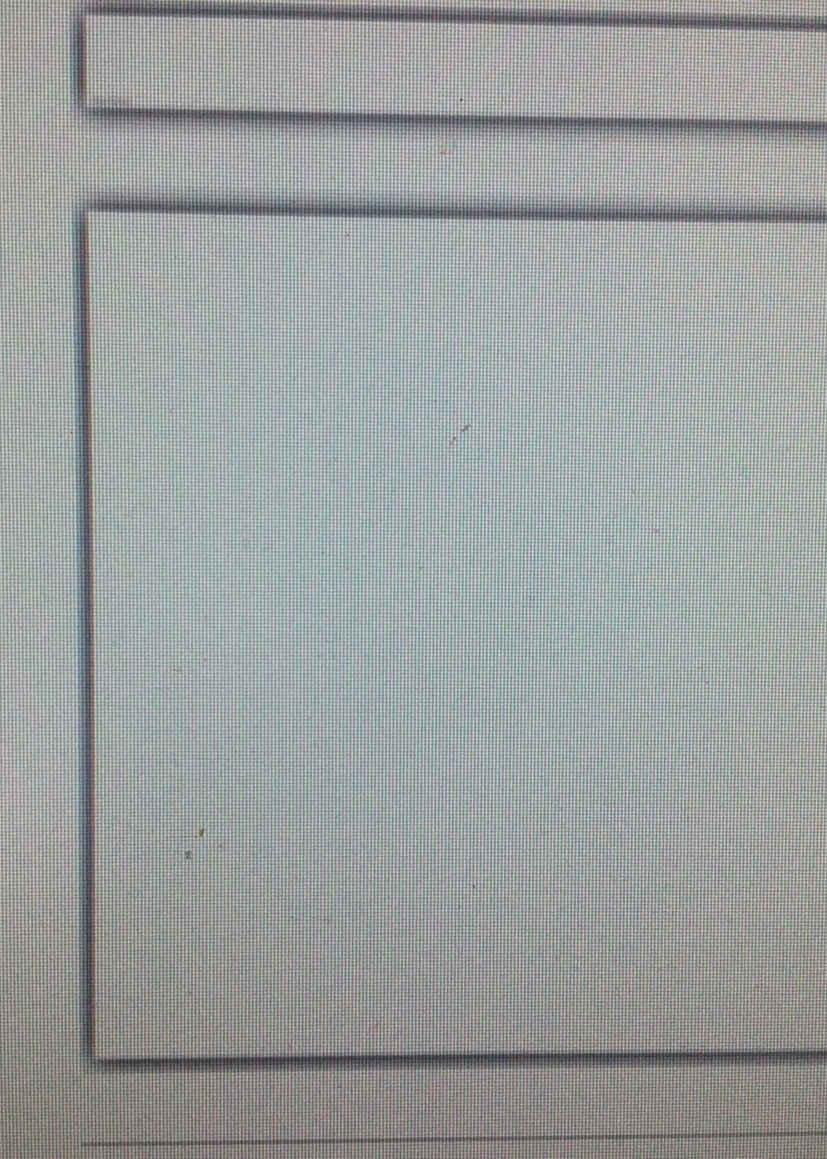 White Straight Border 35'