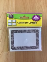 Classroom Cottage Nametags/ Labels 36pc