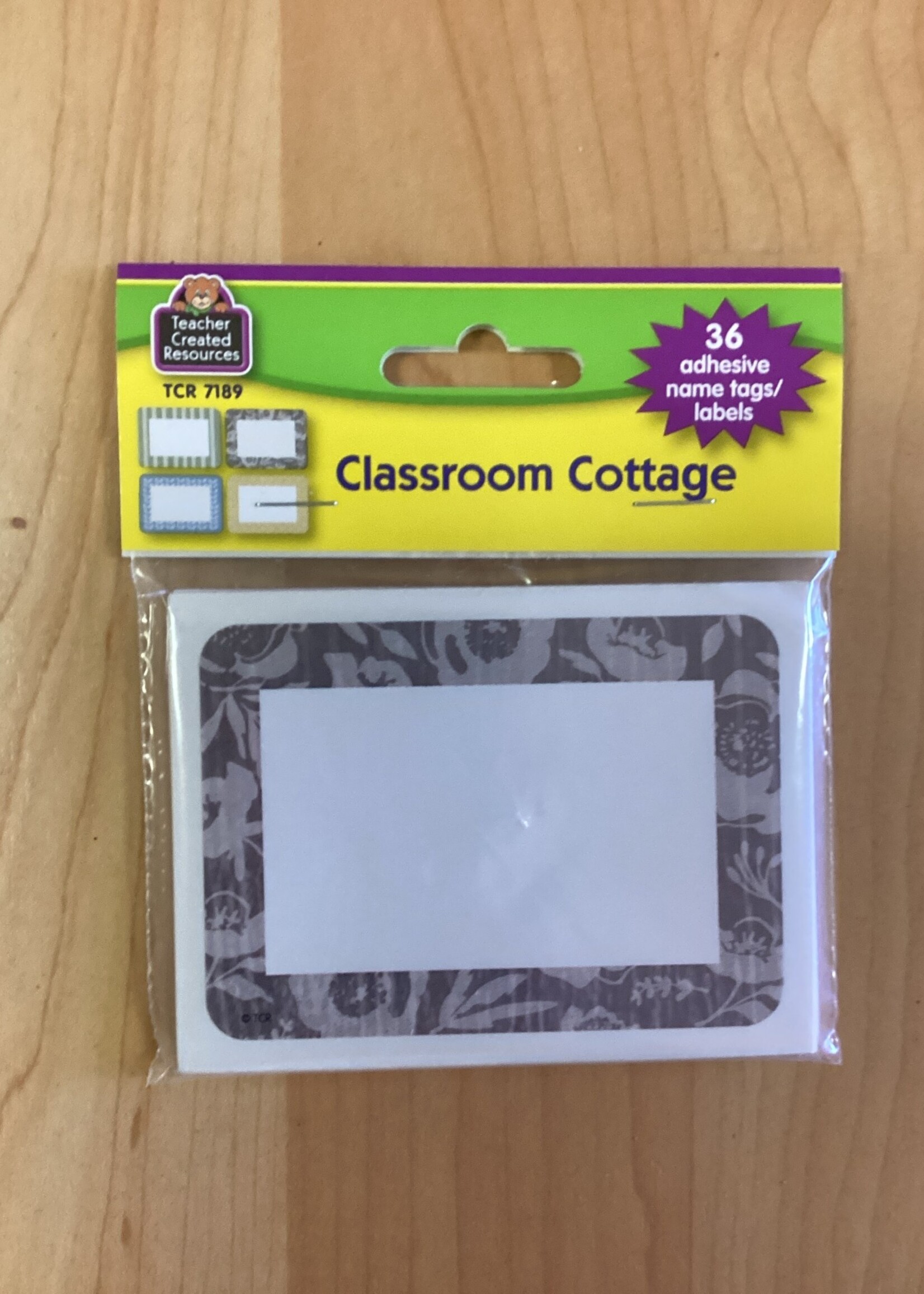 Classroom Cottage Nametags/ Labels 36pc