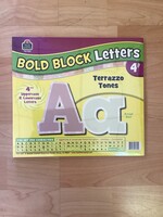 Terrazzo Tones 4" Bold Block Letters