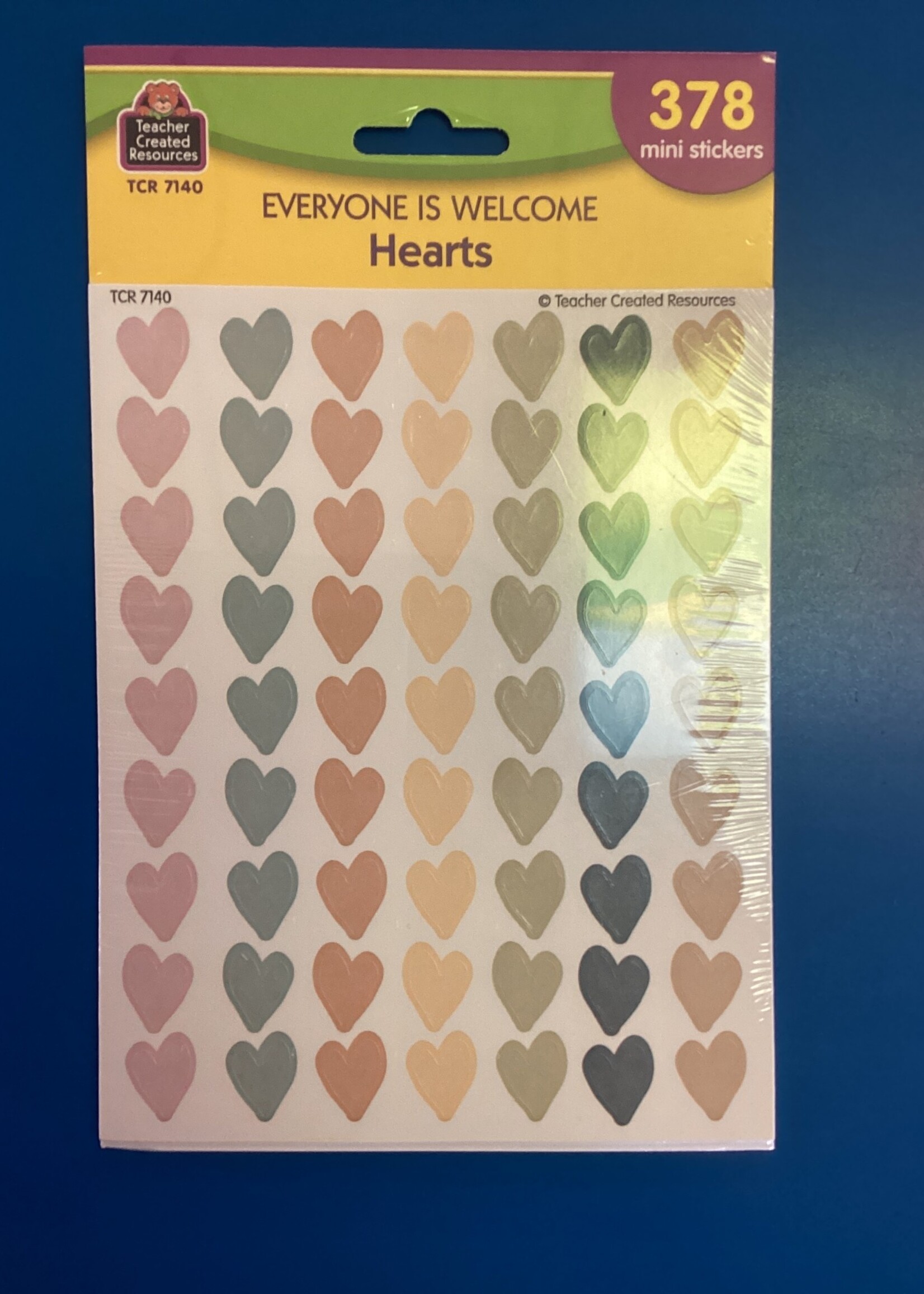 Everyone Is Welcome Hearts Mini Stickers 378pc