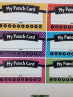 Polka Dot Punch Cards 60pk