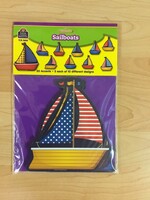 Sailboats Cutouts 30pc