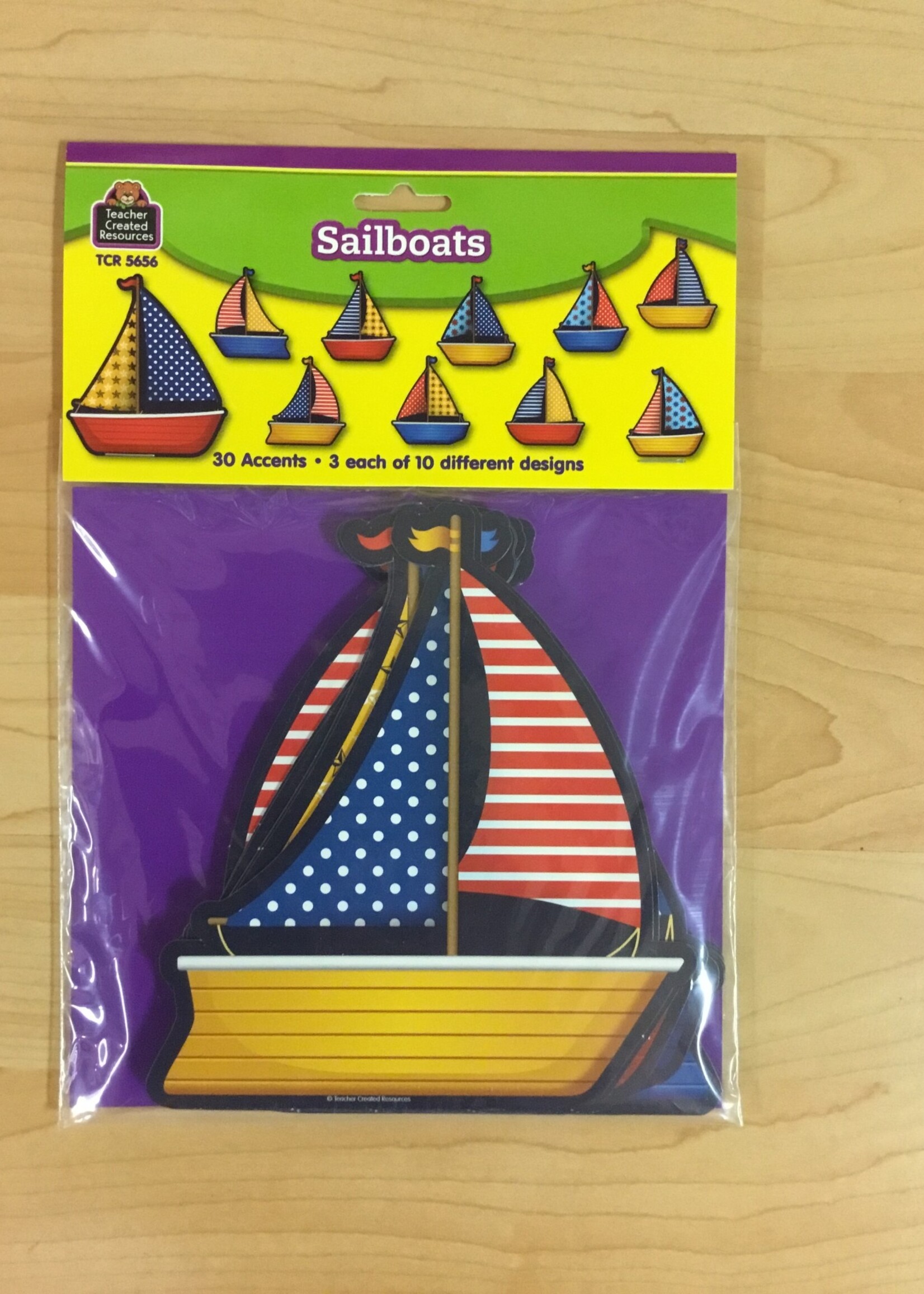 Sailboats Cutouts 30pc