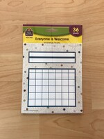 Everyone is Welcome Mini Incentive Charts 36pk