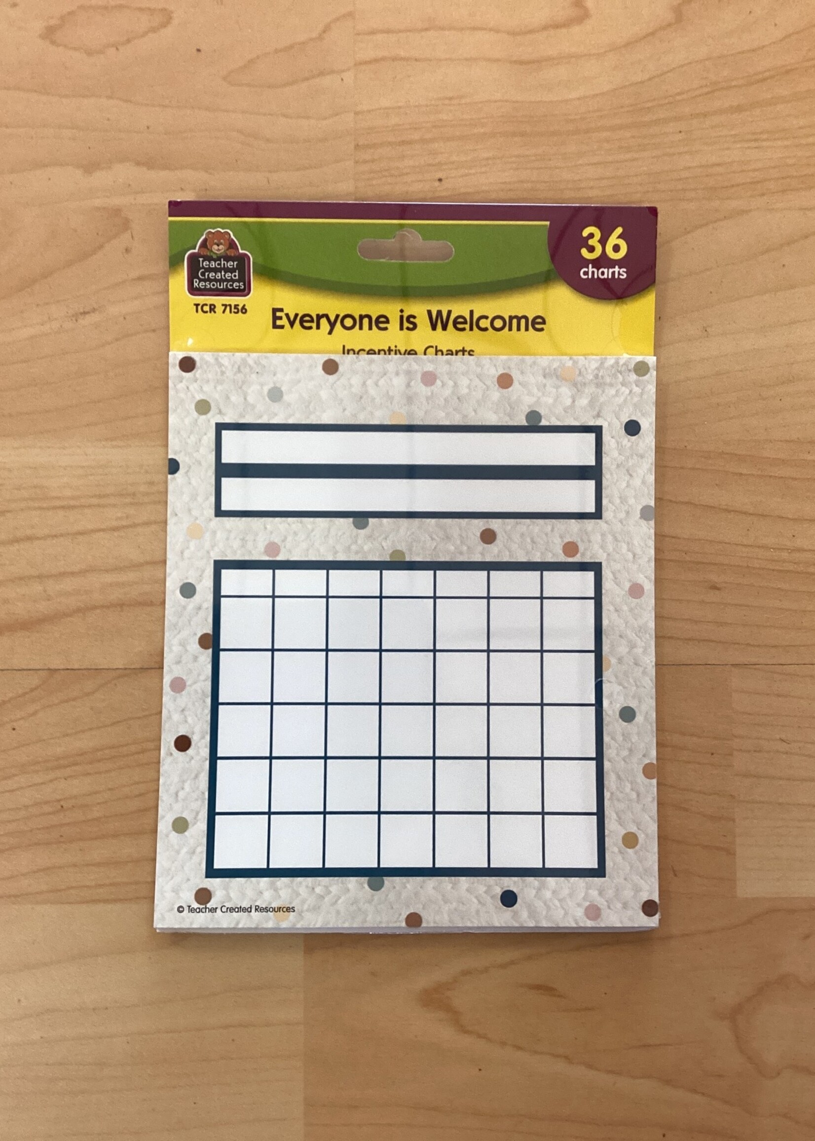 Everyone is Welcome Mini Incentive Charts 36pk