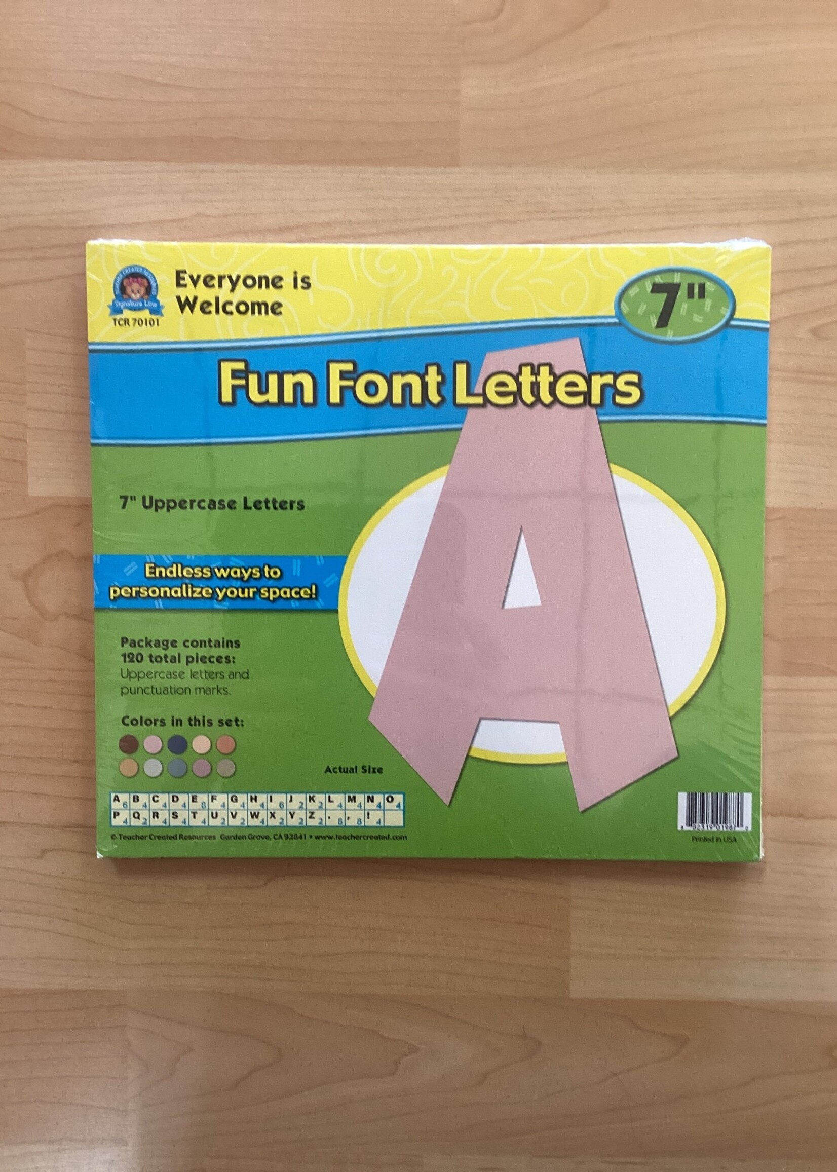 Everyone is Welcome 7" Fun Font Letters 120pc