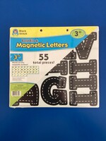 Black Stitch Bold Block Magnetic Letters 3" 55pc