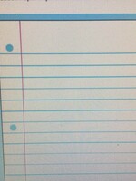 Wipe-Off Notebook Paper Chart