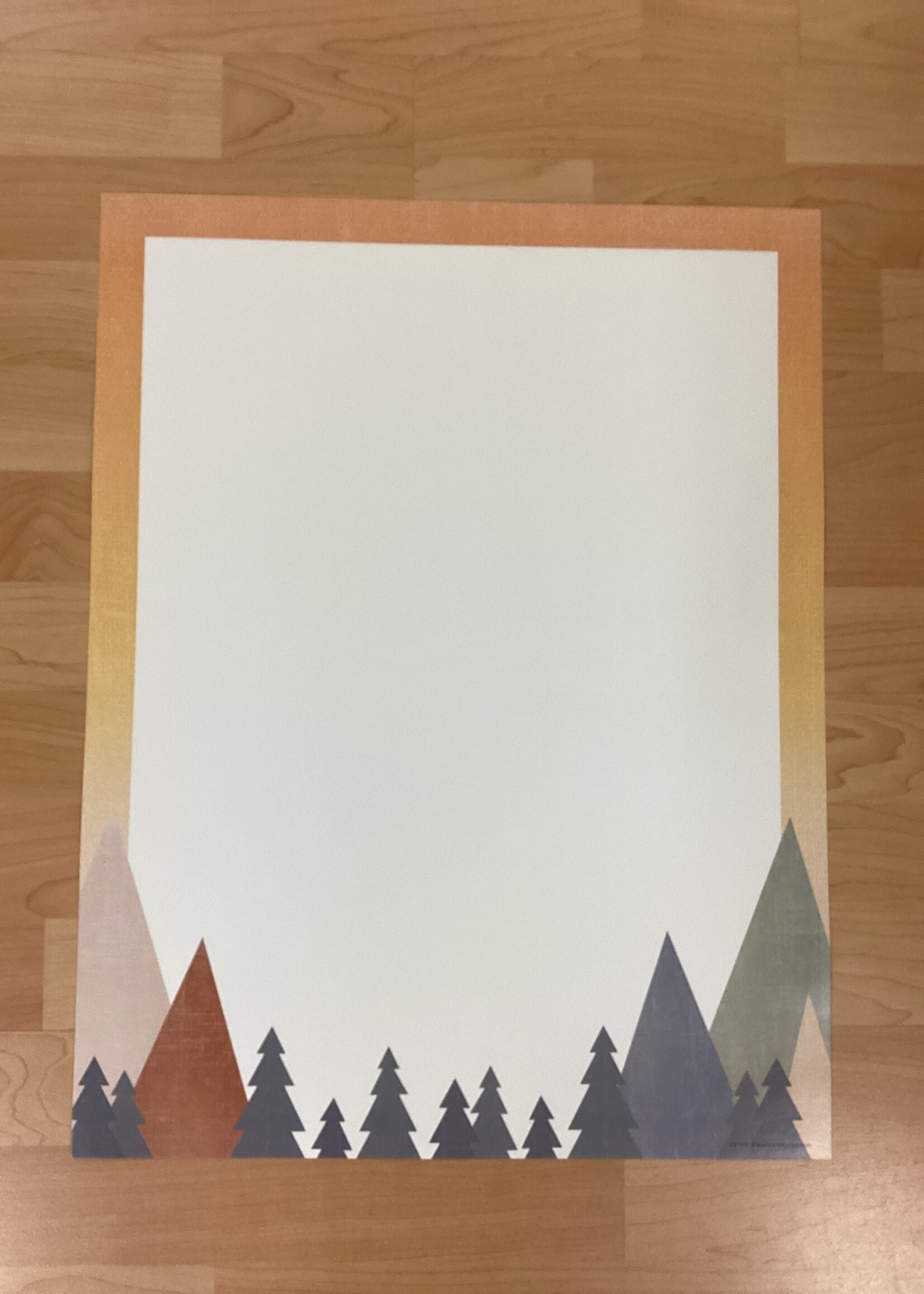 Moving  Mountains Blank Chart