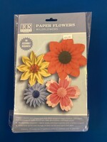 Wildflowers Paper Flowers 4pc