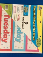 Colorful Magnetic Days of the Week 9pc