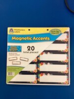 Wildflowers Labels Magnetic Accents 20pc