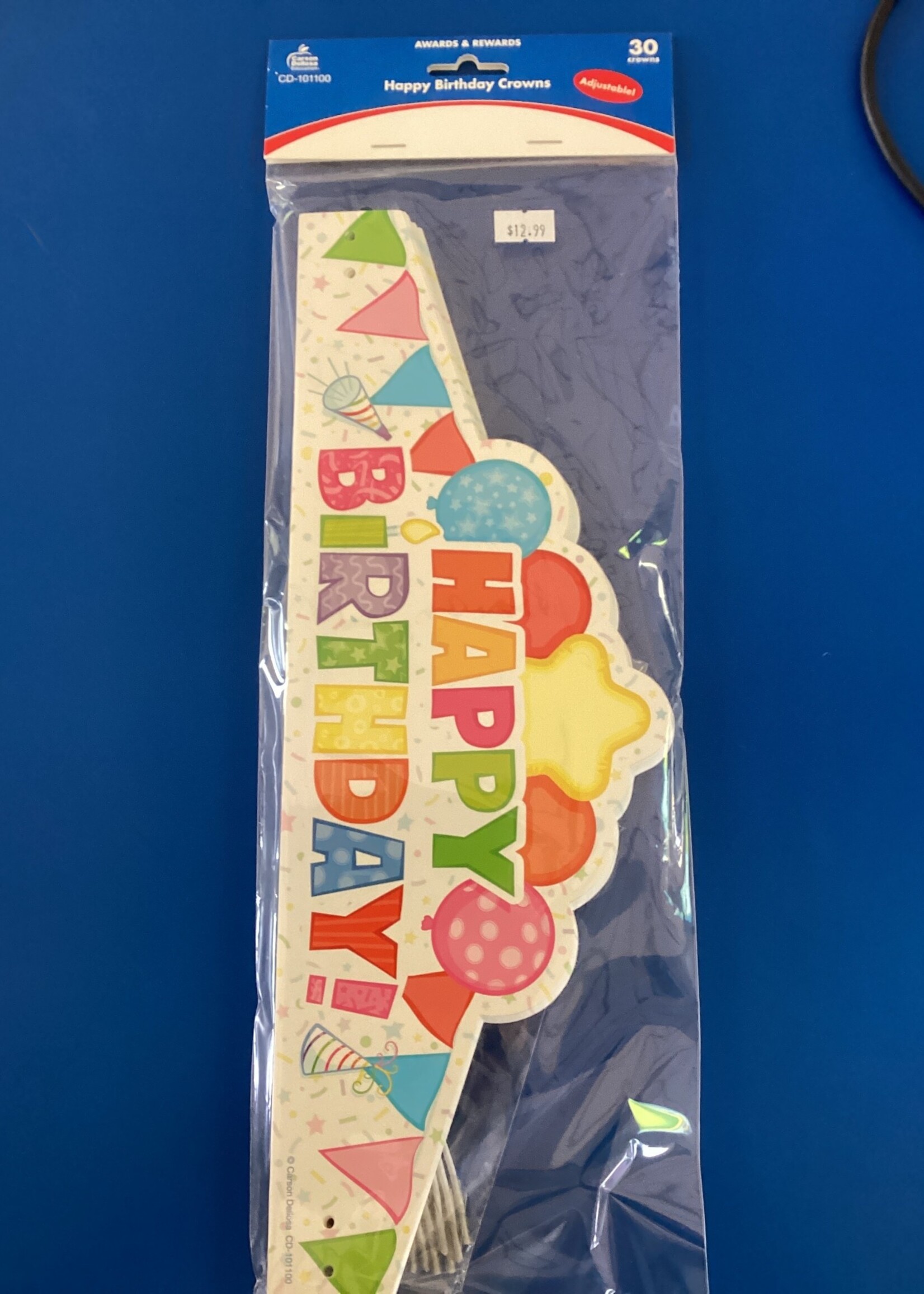 Happy Birthday Crowns 30pc
