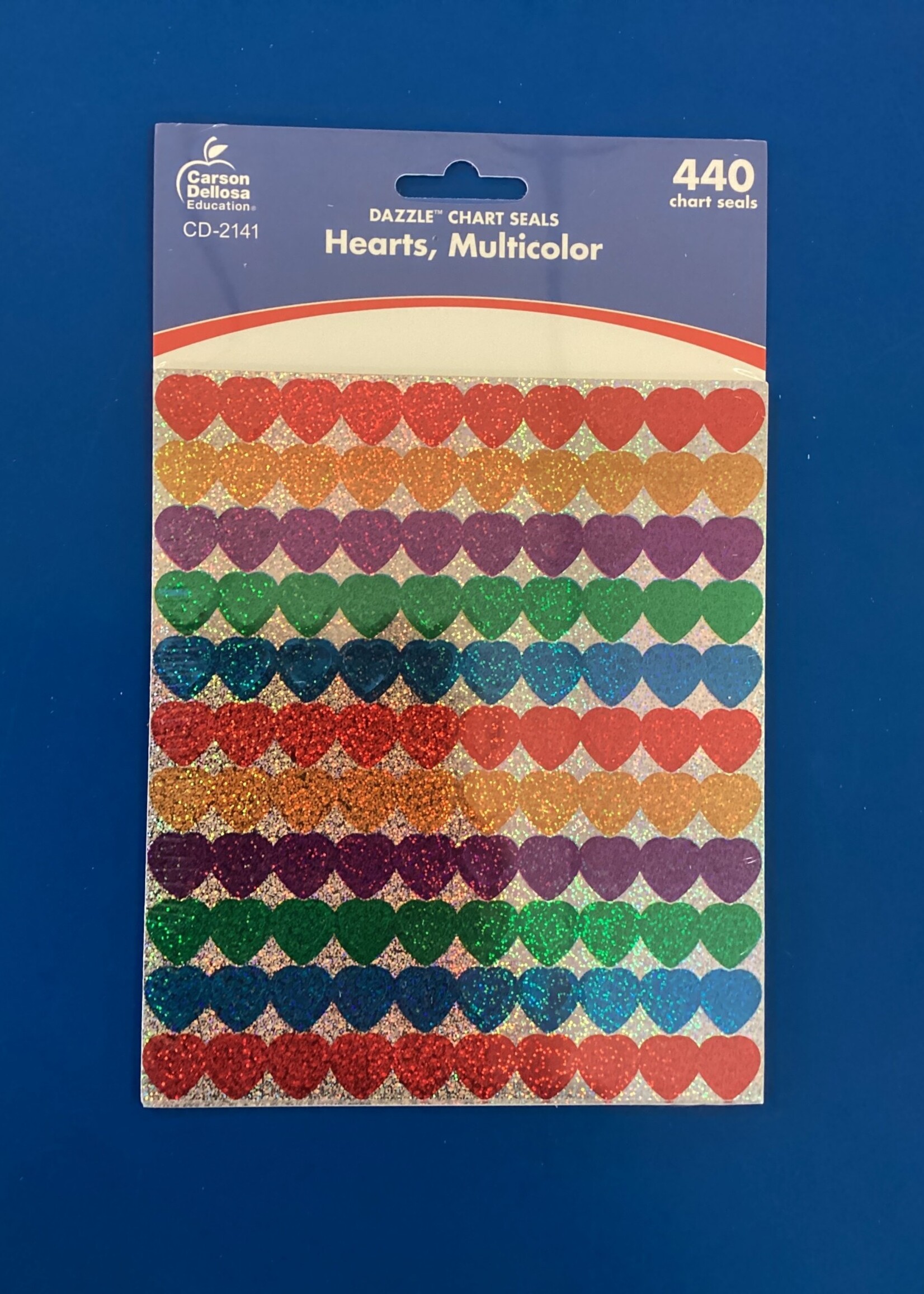 Dazzle Hearts Mini Stickers 440 pk