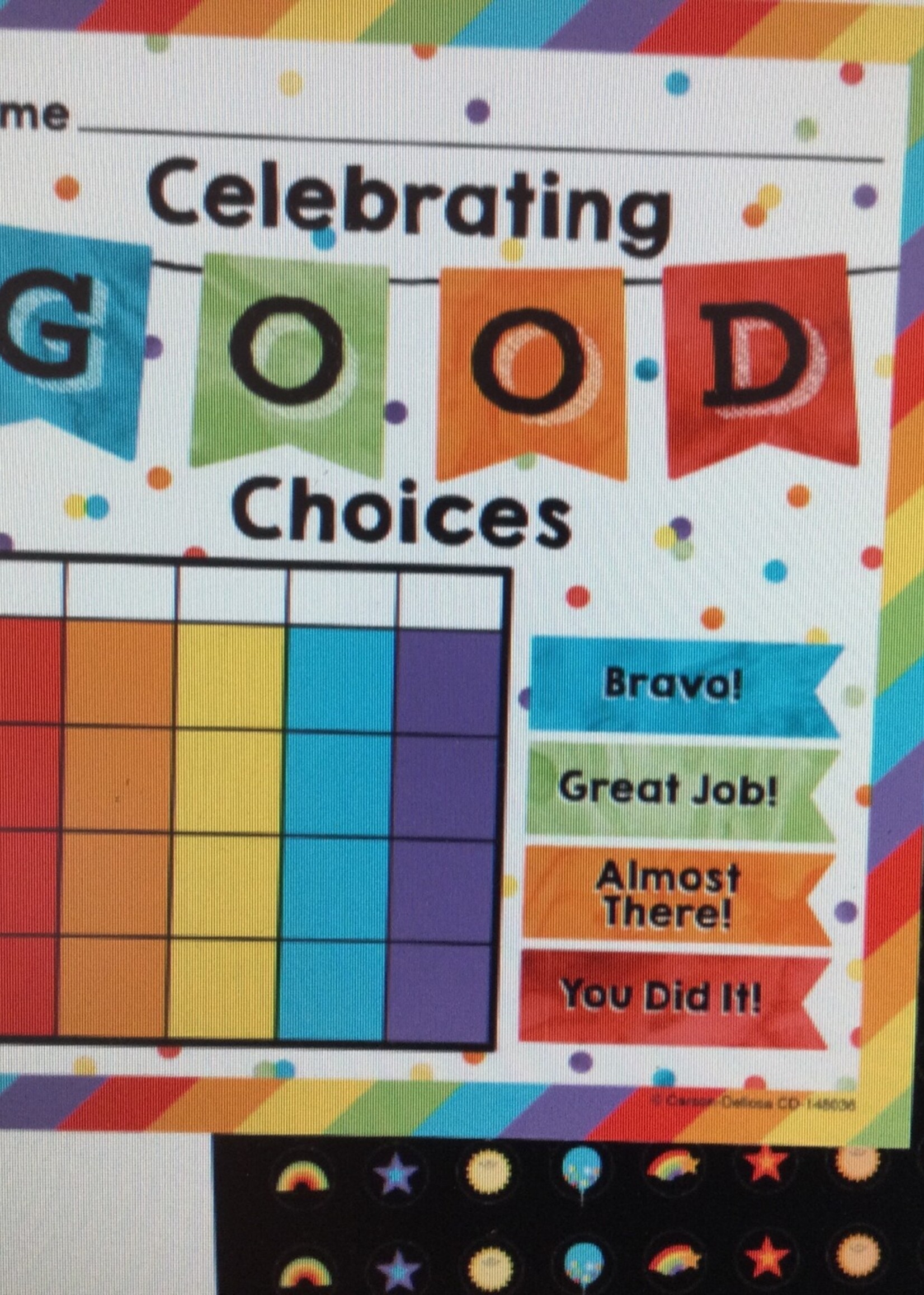 Celebrate Learning Mini Incentive Charts 30pc